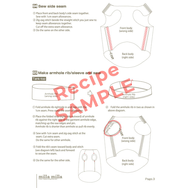 Dog clothes pattern - Basic tank-top and T-shirt - Dog clothes sewing patterns shop milla milla dog-clothes-pattern-basic-tank-top-and-t-shirt-dog-clothes-sewing-patterns-shop-milla-milla